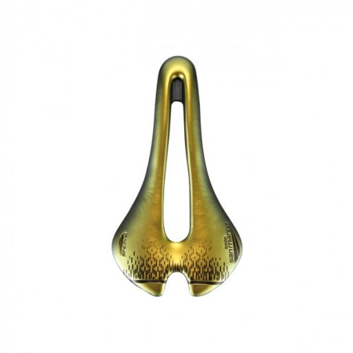Selle San Marco Aspide Short Open-Fit Racing Narrow Iridescent Gold nyereg