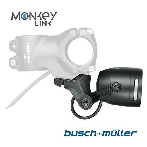 MonkeyLink Busch & Müller Lumotec IQ-XS E ML 70 Lux első lámpa ebike akkumulátorhoz