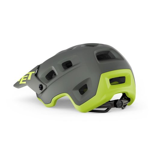 MET Terranova kerékpáros sisak [matt szürke-lime, 52-56 cm (S)]