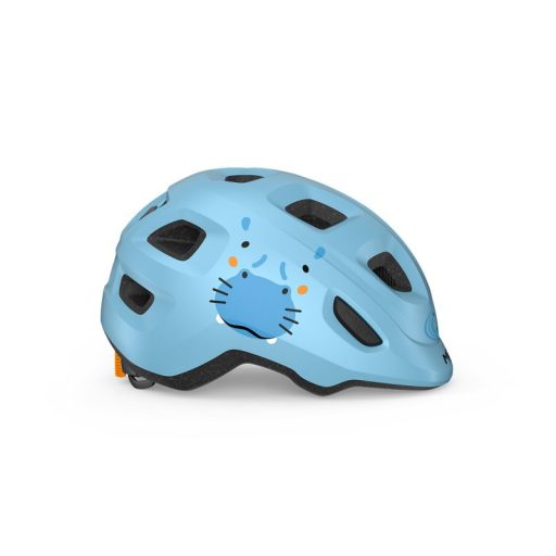MET Hooray gyermek kerékpáros sisak [kék vizilovas, 46-52 cm (XS)]