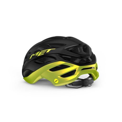 MET Estro Mips kerékpáros sisak [fekete-metál lime, 56-58 cm (M)]