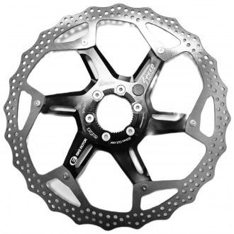   a2Z SPV TDC CenterLock féktárcsa [fekete, 203 mm, pöttyös]