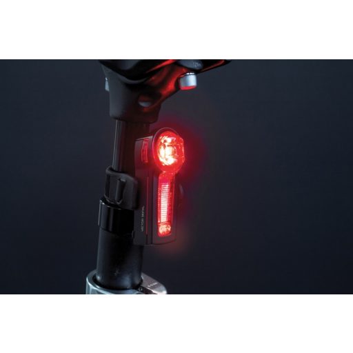 Trelock LS 480 LIGHTHAMMER 80 + LS 740 VECTOR Rear Signal akkumulátoros első+hátsó lámpa szett