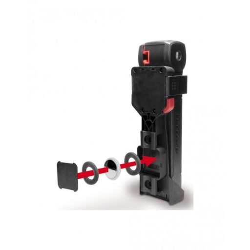 Trelock FS 380 TRIGO® kulcsos colstok zár [fekete, X-Press Air Tag, 85 cm]