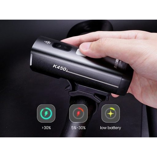 Ravemen K450 akkumulátoros első lámpa AI technológiával