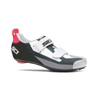   SIDI T-5 Air Triathlon országúti cipő [fekete-fehér-korall, 42]
