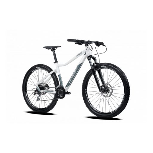 GHOST Lanao Essential 27.5 Pearl White/Metallic Green Gloss