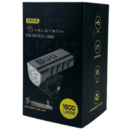 Első USB lámpa Velotech Pro 1600L