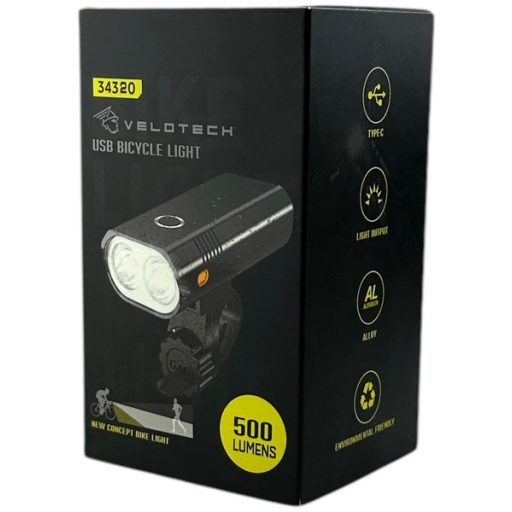 Lámpa Első Velotech Pro 500 Lm