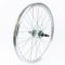 Kerék 20" 406 H, DF, alu abr, MTB acél agy ezüst