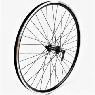 Kerék 26" 559 E, DF, alu abr, alu agy fekete gyors