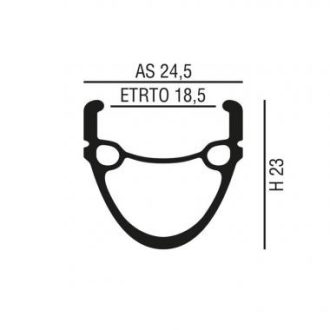 Abroncs 28" (622) 36H alu df, fek, MIXL V-fék
