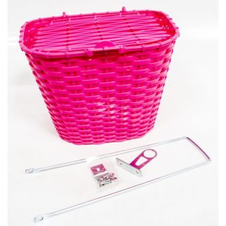 KOSÁR ELSŐ MÜA FEDELES 36X29X25 CM + TARTOZÉK PINK 