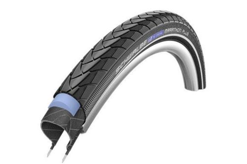 Külső gumi 700X35C (37-622) 28X1,40 SCHWALBE MARATHON PLUS HS440 FEKETE REFLEXCSÍKOS