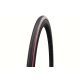 Külső gumi 700X25C (25-622) 28X1,00 SCHWALBE LUGANO II HS471 PIROS CSÍKOS