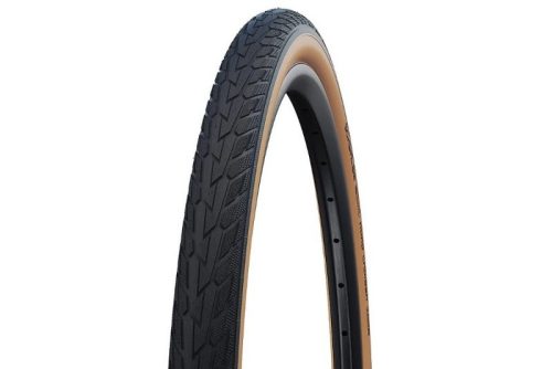 Külső gumi 27X1-1/4 (28/32-630) SCHWALBE ROAD CRUISER HS484 KRÉM OLDALFAL