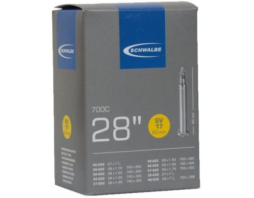 Belső gumi 28X1,10-1,75 (622/630/635) SCHWALBE SV17 - 60MM DOBOZOS