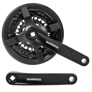 Hajtómű MTB alu Z 24-34-42 shimano FC TY301 fekete