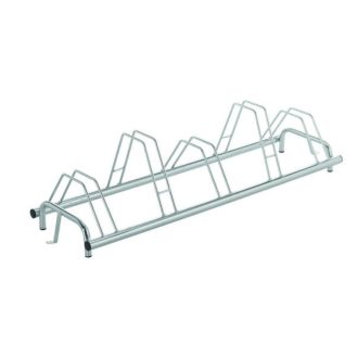  KERÉKPÁRTÁROLÓ 5-ÖS FÖLDRE RÖGZÍTHETŐ 1370 x 410 x 240 MM GALVANIZÁLT