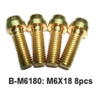  a2Z B-M6180 féktest rögzítő titánium (8db) fékrögzítő csavar