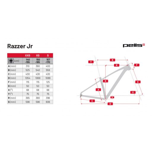 PELLS Razzer Jr 1 Midseason Orange 27,5"