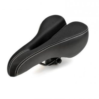 Nyereg MTB fekete lyukas lycra N30