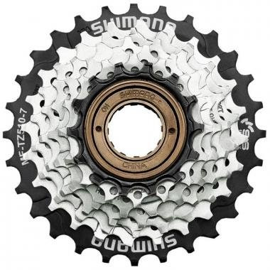 Racsni 7-es 14-28 shimano TZ510 ezüst/fekete