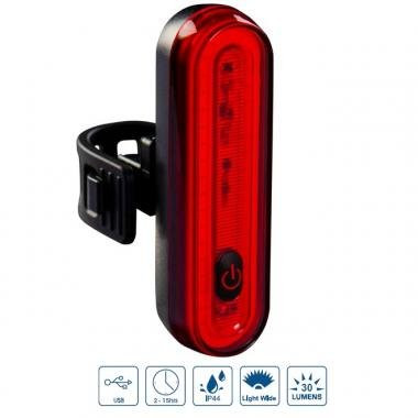 Villogó hátsó VeloGo USB 30 Lumen (COB) led