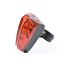 Villogó hátsó 5 led piros + lézer szélesség jelző