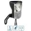 Lámpa első VeloGo agydinamós 1×3W led 90 Lumen