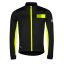 FORCE FROST softshell kerékpáros dzseki fekete-fluo L