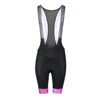   FORCE STRIPE LADY kerékpáros nadrág női fekete-rózsaszín XS