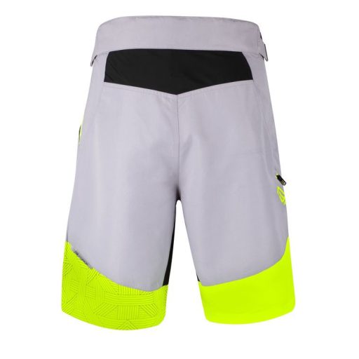 FORCE STORM MTB kerékpáros nadrág szürke-fluo M