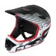 FORCE TIGER downhill sisak fekete-piros-fehér s-m (57-58)