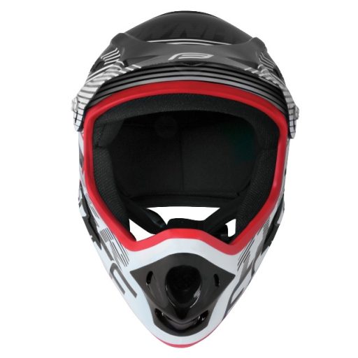 FORCE TIGER downhill sisak fekete-piros-fehér l-xl (59-61)