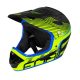 FORCE TIGER downhill sisak fekete-fluo-kék S-M (57-58)