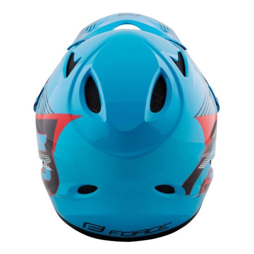 FORCE TIGER downhill sisak matt kék-fekete-piros S-M (57-58)
