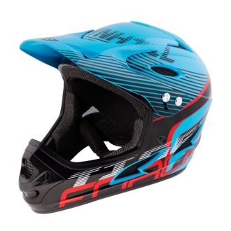   FORCE TIGER downhill sisak matt kék-fekete-piros L-XL (59-61)