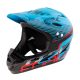 FORCE TIGER downhill sisak matt kék-fekete-piros L-XL (59-61)