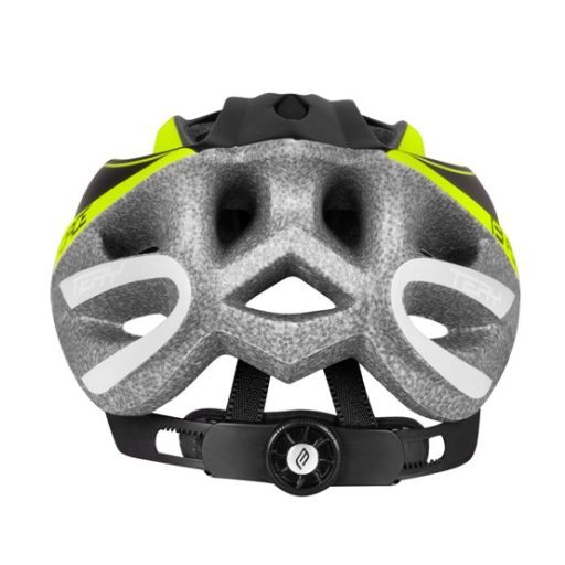 FORCE TERY kerékpáros sisak fekete-fluo S-M (54-58)