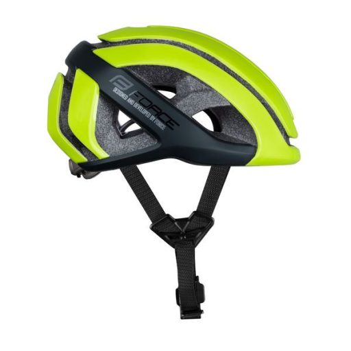 FORCE NEO kerékpáros sisak fluo-fekete L-XL (58-62)