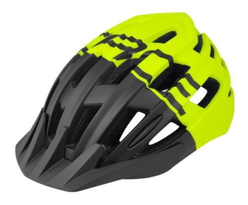 FORCE CORELLA MTB kerékpáros sisak fekete-fluo S-M (54-58)