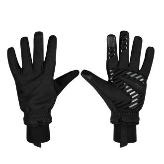 FORCE ULTRA TECH 2 téli kerékpáros kesztyű fekete M