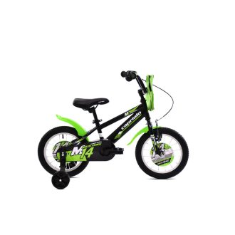 Capriolo Mustang 14" gyerek kerékpár Fekete-Zöld