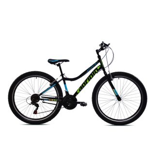   Capriolo Diavolo 600 26" gyermek MTB kerékpár 14" Fekete-Zöld