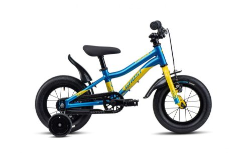 GHOST Powerkid 12 Metallic Blue/Metallic Yellow Gloss