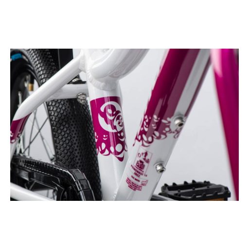 GHOST Powerkid 16 Pearl White/Candy Magenta Gloss