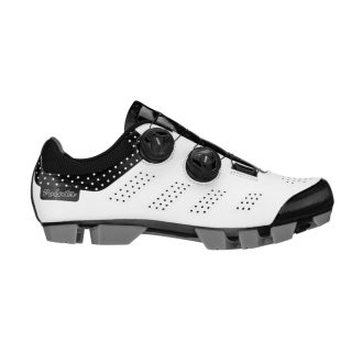 FORCE MTB POINTS LADY kerékpáros cipő fehér-fekete 38