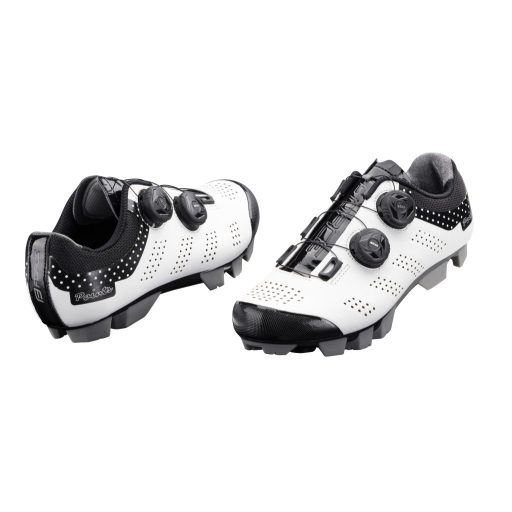FORCE MTB POINTS LADY kerékpáros cipő fehér-fekete 38
