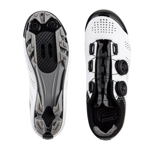 FORCE MTB POINTS LADY kerékpáros cipő fehér-fekete 38